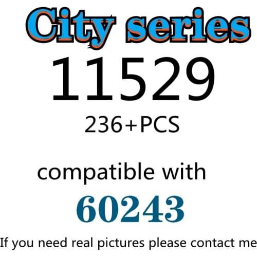 236PCS 11529 Building Block Toy City Series 60243 Assembled Building Block Childrens Toy Gifts