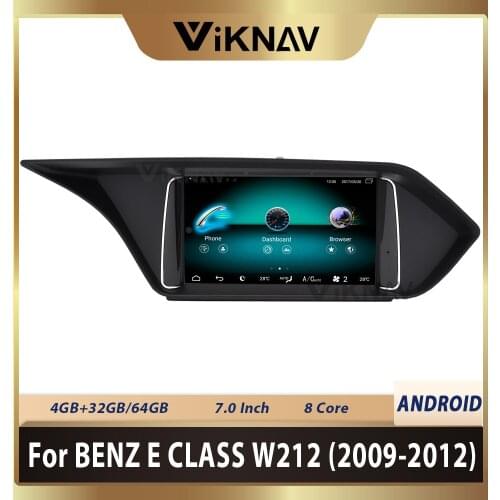 Android 9.0 Car Radio Auto Player For-Benz E Class W212 2009 2010 2011 2012 Carplay Multimedia Vedio GPS Navigation TV Wifi BT