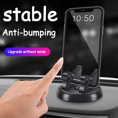 Car phone bracket car supplies creative rotatable navigation bracket car dashboard fixed bracket Car Mount