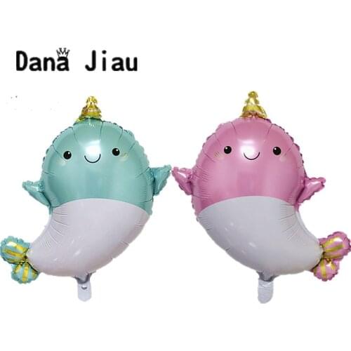 Big lovely animal balloons unicorn dolphin Birthday party Decoration wedding Balloon holiday baby shower Inflatable Foil Ball