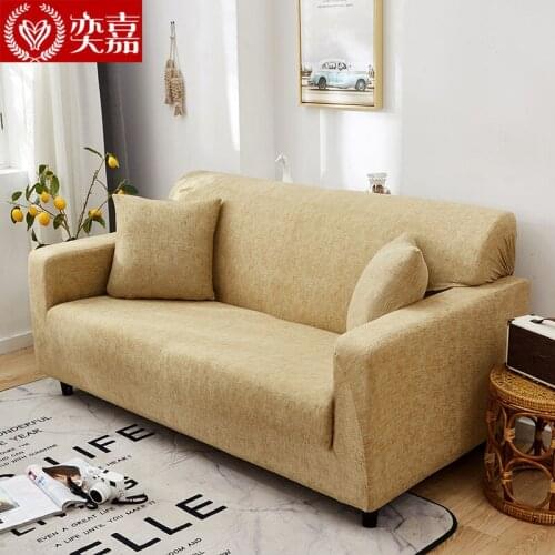 Sofa Covers for Living Room Elastic Corner Couch Cover L Shaped Chaise Longue Slipcovers Chair Protector 1/2/3/4 Seater F8583