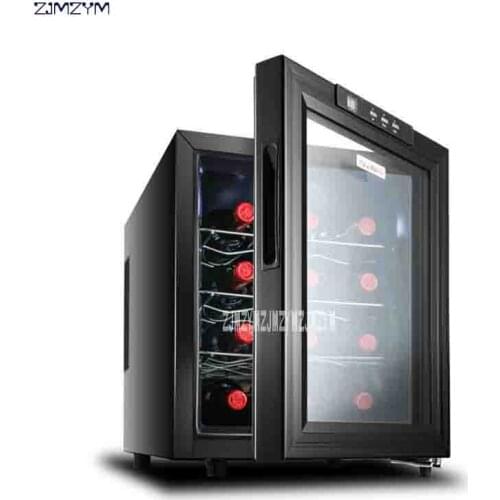 Electronic Red Wine Cabinet Homeheld Cold Storage Cabinet Wine Cooler 220V 50W 33L 12-18 Degrees High Quality JC-33AW Hot Sale