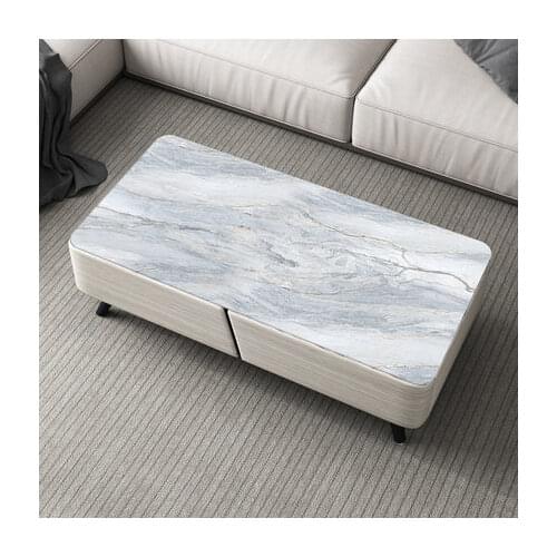 Hot sale Marble tablecloth thickened three-layer pvc tablecloth Nordic ins coffee table table mat Free fixed stickers and towels