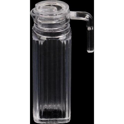 Cold kettle Pretend Play Furniture Toys for Miniature Kitchen Accessory 1/12 Dollhouse Classic Toys Miniature Juice jug Tea Pot