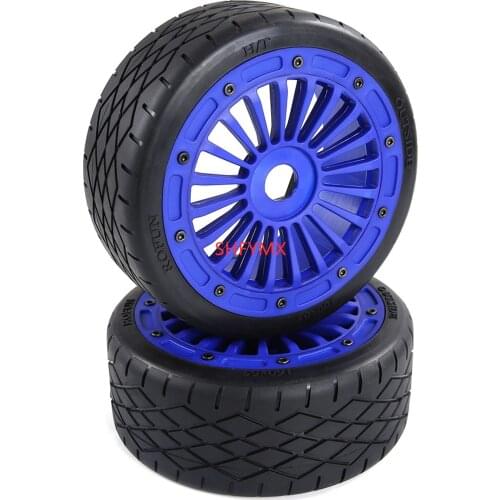 Toy Car 1/5 Rc ROFUN F5 MCD XS5 Colorful Nylon On Road Tires & Wheels Rims Set 2pcs