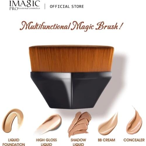 IMAGIC Hot Single Six Corners Powder Makeup Brushes Liquid Foundation Brush Soft Synthetic No Trace Women Cosmetic Beauty Brush