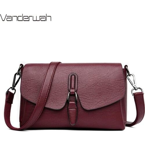 Purses and Handbags Luxury Designder Leather Shoulder Messenger Bag Sac Crossbody Bags for Women Ladies Hand Bag High Quality
