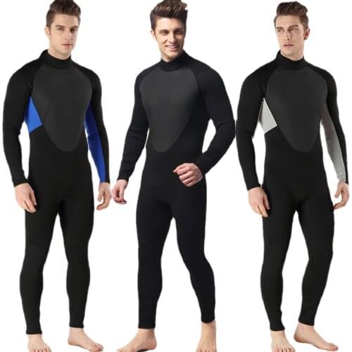 3MM Mnes neoprene full body wet suit Diving Suit Against Cold Warm Mens Surf Clothes Diving Suit wet suit for cold water
