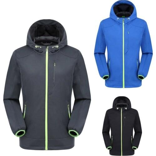 Mens Soft shell Jacket Hunting Windbreaker Outdoor Breathable Waterproof Hiking Jackets Men Camping Climbing Trekking Coat