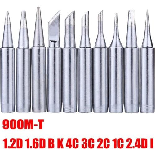 10pcs/lot 900M-T Series Soldering Tip Welding Sting Soldering Iron Tips for BGA Soldering Rework Station Repair Tools