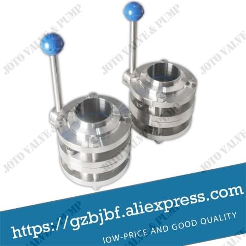 Food Grade Stainless Steel Butterfly valve 1.5" (38mm)