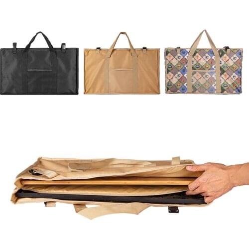 Portable Folding Table Storage Bag Camping Picnic Drain Rack Camping Picnic Storage Bag Organizer for Outdoor Travel Hiking BBQ