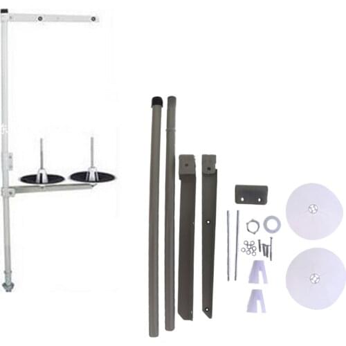 Industrial Steel Sewing Machine 2 Cone Spool Thread Stand Holder Sewing Tool