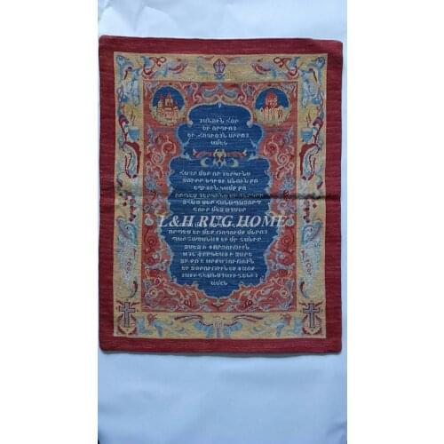 Free Shipping 22"x29"(56x74cm) Needlepoint silk Prayer Rugs, Handmade Prayer carpet 100% silk area rug