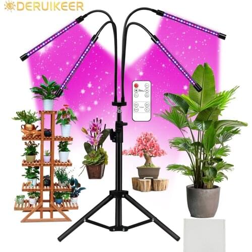 LED Grow Light USB Lifting Bracket Full Spectrum With Control Phytolamp For Plants Seedlings Flower Home Phytotape Hydroponic