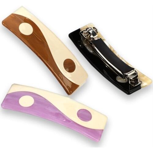 Y2K Accessories Acrylic Yin Yang Hair Clips Women Punk Vintage Harajuku Goth Hairpin Hair Accessories 90s Aesthetic Gifts New