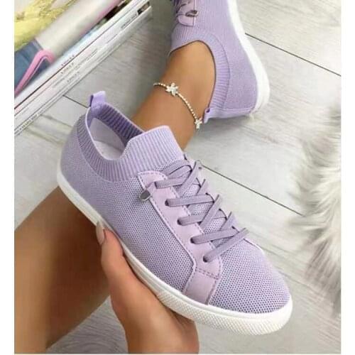 New One Foot Flying Woven Large Womens Shoes Elastic Flat Soled Vulcanized Shoes Candy Color Casual Slip On Flats Shoes
