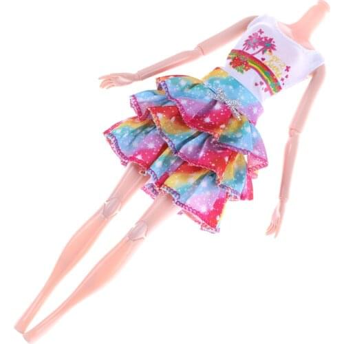 1 Set Doll Dress Original Doll Clothes Dress Original Doll Girl Best Gift One Set Fashion Skirt Party Gown For Barbie