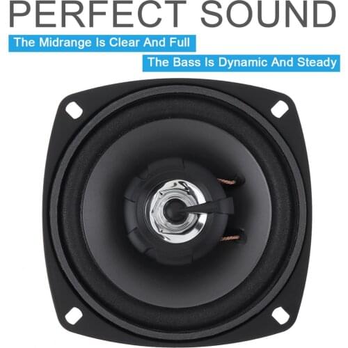 1 Piece 4 Inch 300W 2-Way 93dB Car HiFi Coaxial Speaker Vehicle Door Auto Audio Music Stereo Full Range Frequency Speakers