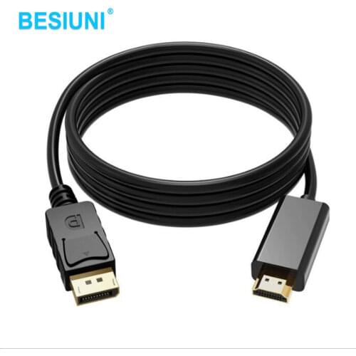 1080P Displayport DP to HDMI-compatible Male To Female DP Cable PC TV Mini Projector Television Monitor Projetor For Hp Laptop