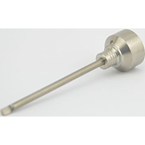18mm Titanium Nail GR 2 Carb Cap with One Hole 89mm Dabber Titanium Nail Nail for Glass Bong Water Pipe AUG889