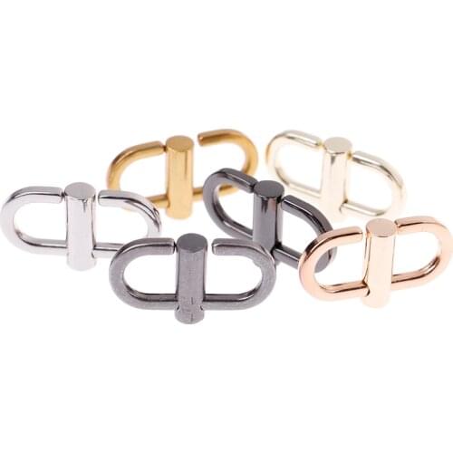 2Pcs/lot Metal Handbags Shoulder Chain Adjust Shortening Buckle Bag Hook Hardware Accessories Wholesale