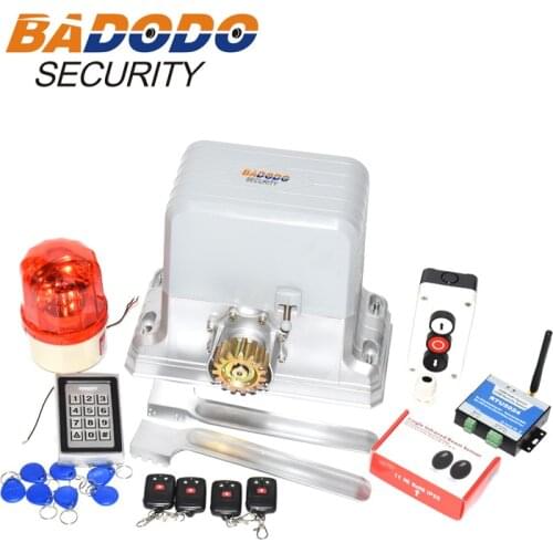 4400lbs Automatic Door Opener 1800KG Gate Opener Door Operator Electric Complete kit Residential with 4Remote Control