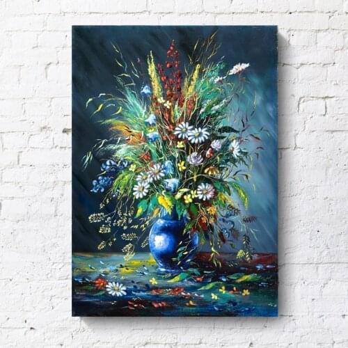 5D Diy Diamond Embroidery Daisy Cross Stitch Watercolour Poster Diamond Painting Flower Mosaic Diamond Art Poster Wall Painting