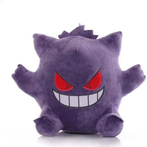 Big Size 35cm TAKARA TOMY Pokemon Gengar Plush Toys Soft Stuffed Animals Toy Doll Birthday Gifts for Children Kids