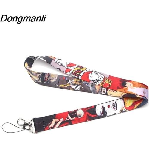 DMLSKY Rock Singer keychains for women Lanyard for key badge ID Mobile Phone Rope Lanyards Neck Straps Accessories M2926