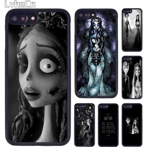 LvheCn Corpse Bride Phone Case For iPhone 5 SE 6s 7 8 Plus 11 12 Pro X XR XS Max Samsung galaxy S7 S8 S9 S10