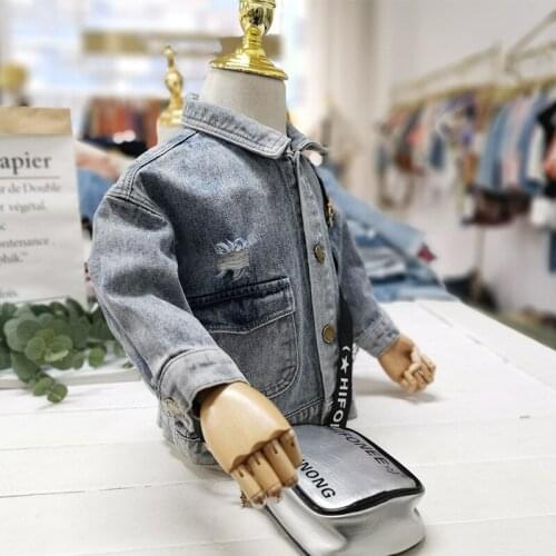 Toddler Baby Jackets Casual Korean Denim Jacket for Boys Kids Clothing 1 2 3 4 5 6 Years Girls Outerwear Children Coats 2020 New
