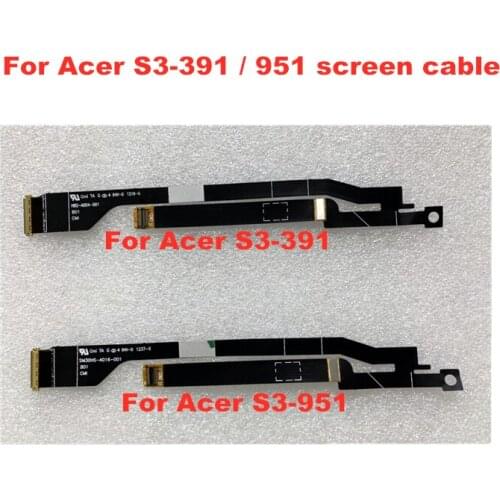 Free shipping Acer M2346 cable for Acer S3-391 S3-951 B133XW03 V.3 B133XTF01.0 40pins buckle