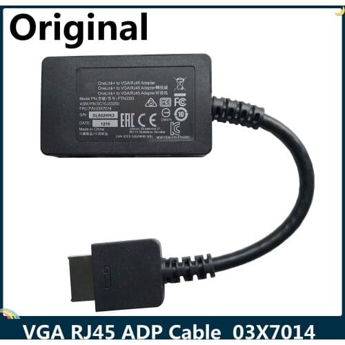 LSC NEW For ThinkPad Yoga 260 460 P40 Yoga 14 X1 Carbon 4th Gen OneLink To VGA RJ45 ADP Cable 03X7014