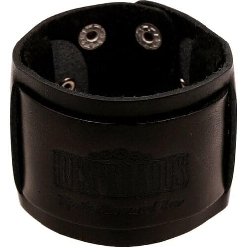 Valentine Black Brown Vintage Rock Punk Genuine Leather Wrap Men Bracelets Prevalent Jewelry Women Bracelets 2018 New Arrival