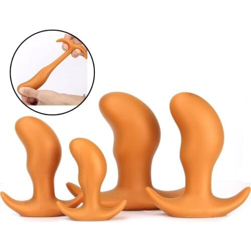 Soft Silicone Anal Sex Toys Huge Anal Plug Big Butt Plug Prostate Massage Anal Beads Sex Tools Adult Gay Sex Toys for Men Women