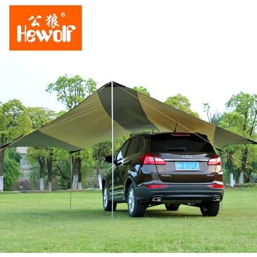 Outdoor Waterproof Awning Canopy Ultralarge Sun-shading Beach Tent Shade-Shed Camping Tent Sun Shelter Garden Tent 5*5*2.5meters