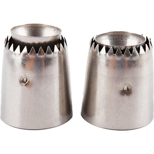 Cake Nozzle Stainless Steel Icing Piping Nozzles Cream Beak Pastry Puff Cream Injector Cake Decorating Tool