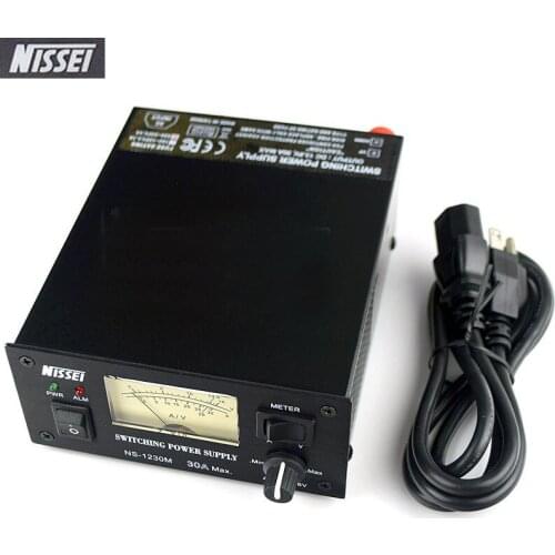 NISSEI NS-1230M Communication Switching NS1230M Power Supply 30A 4V-16V Adjustable Base Station for Car Radio Audio Systems