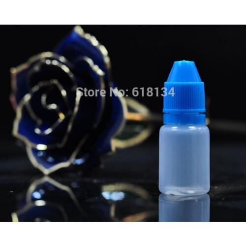 Wholesale - Free shipping 4ml pe empty dropper bottle tamper cap and tamper with long thin tip