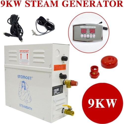 Steam Generator 9KW 220V ST-135M wet sauna with external controller for sauna and bath SPA shower