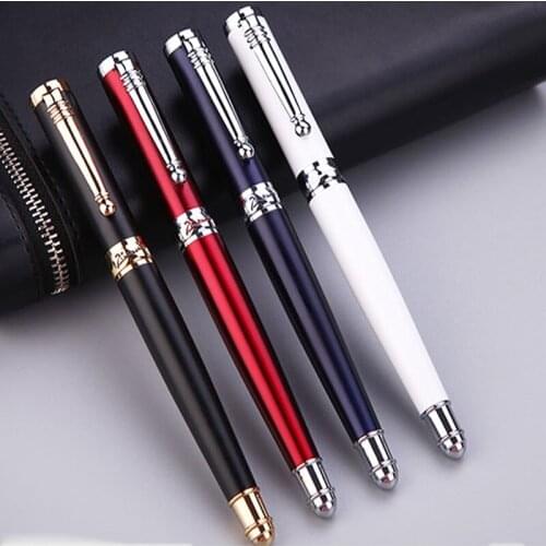 Picasso Thales Classic Fountain Pen Iridium Fine Nib Dark Blue/Black/Red/White Noble Office Business School Writing Gift Pen