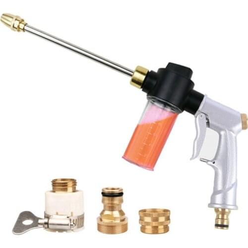 Dropshipping High Pressure Washer Water Spray Gun Washing Car Garden Watering Hose Nozzle Sprinkler Foam Water Gun Cleaning Tool
