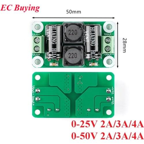 0-25V 0-50V 2A 3A 4A DC Power Supply Filter Board Module EMI Class D Power Amplifier Interference Suppression Board For Car