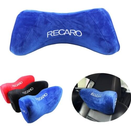 Fashion BRIDE RECARO Racing Seat Refitted Car Memory Cotton Headrest Comfortable Neck Pillow 1pcs