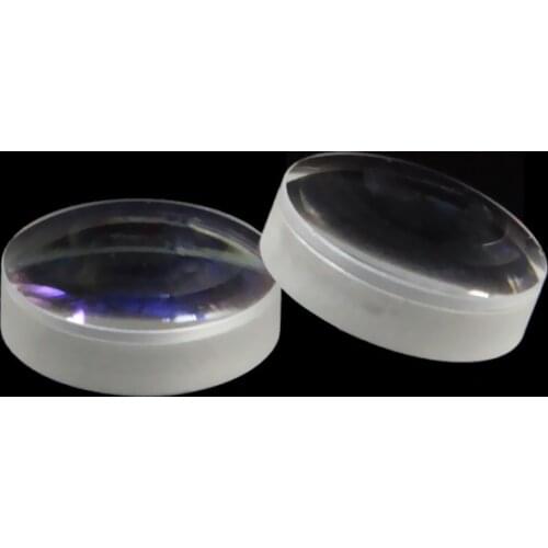 Glued Lens H-ZF5/H-K9L Achromatic Optical Telescope Lenses 55mm Diameter 268.31mm Focal Length With Coating 400-700nm