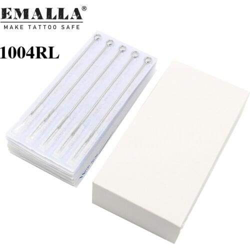 50PCS Professional 0.3mm Tattoo Needles 4RL Round Liner Sterilize Tattoo Needles Stainless Steel Material Free Shippin