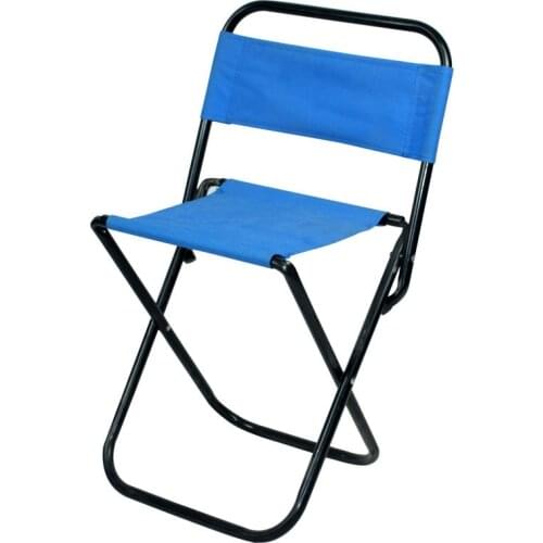 Simple folding camping chair seat for fishing 600D composite+ PVC Oxford cloth backrest by train small bench outdoor accessories