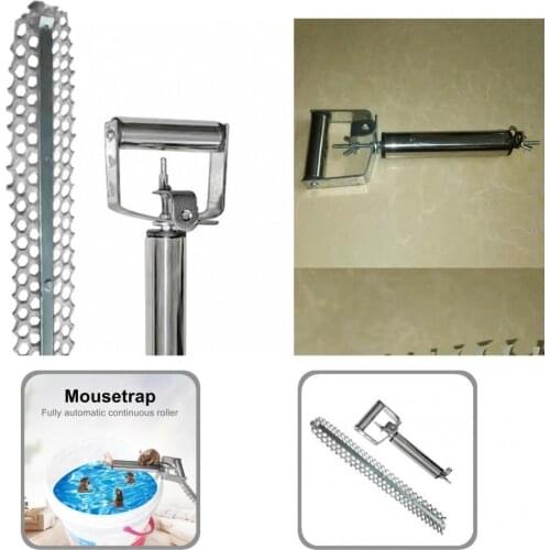 Stainless Steel Great Catching Mouse Roller Trap Lightweight Rat Trap High Durability for Dorm