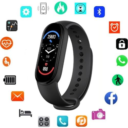Smart Band M6 Smart Watch Men Women Heart Rate Blood Pressure Monitor Fitness Tracker Smartwatch Smartband Alarm Clock PK T500